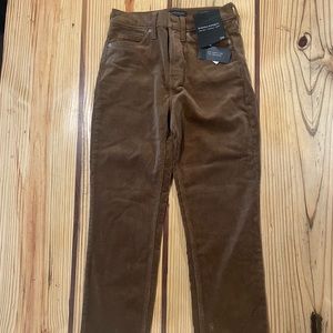 Banana Republic High-Rise Straight Corduroy Ankle Pant size 26